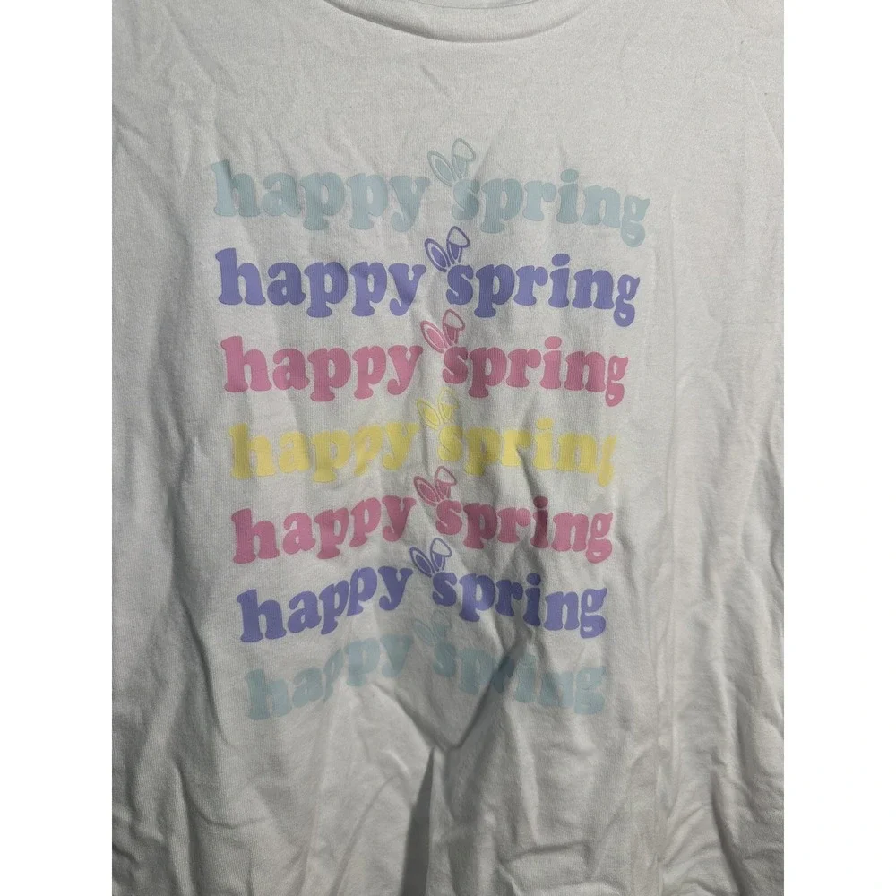 celebrate easter girls short sleeve happy spring shirt size XXL 2XL 18‎